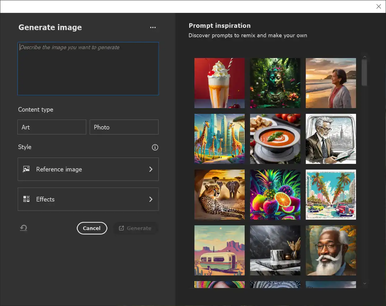 generate ai image tool tutorial