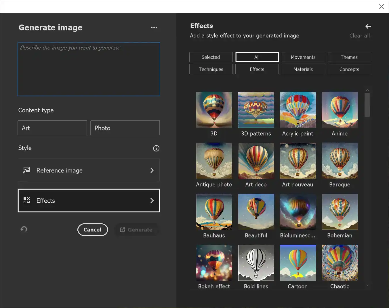 generate ai image tool tutorial