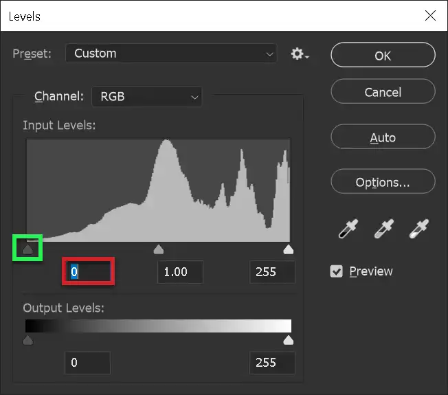 example of destructive vs non destructive editing