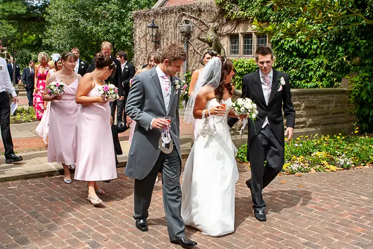 Wedding photography at Fanhams Hall, Ware