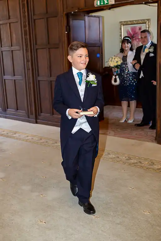 Wedding photography at Fanhams Hall in late October, Ware