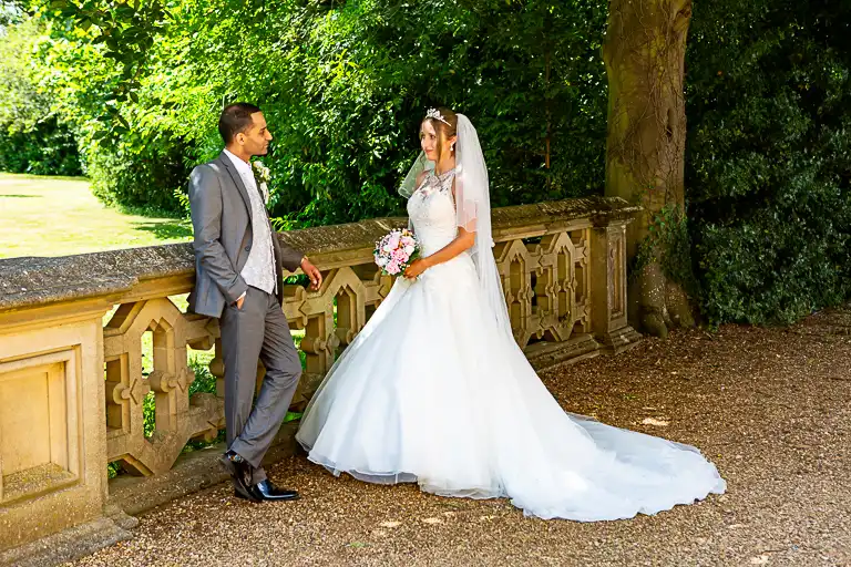 Wedding photography at Knebworth Barns, Knebworth, Hertfordshire