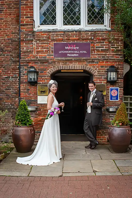 Wedding photography at Letchworth Hall Hotel, Letchworth