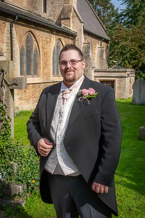 Wedding photography at Towcester Racecourse