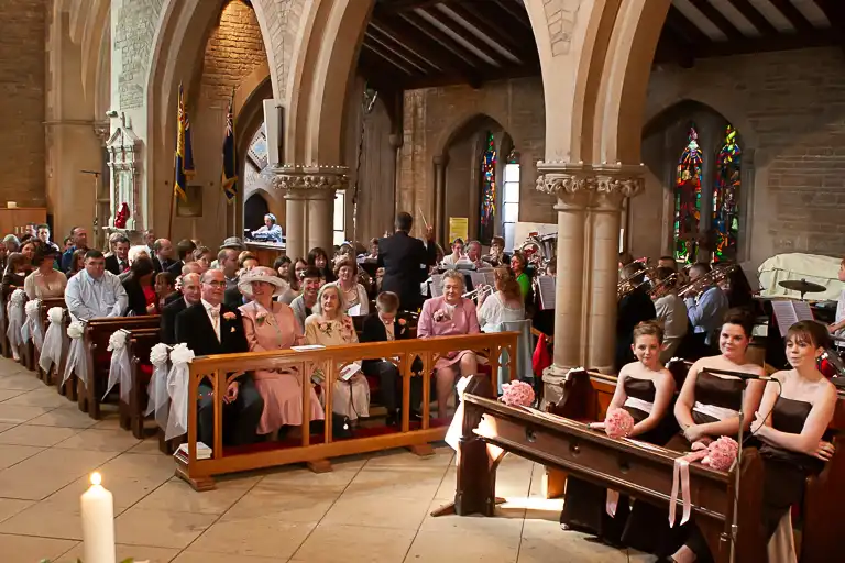 Wedding photography at Towcester Racecourse