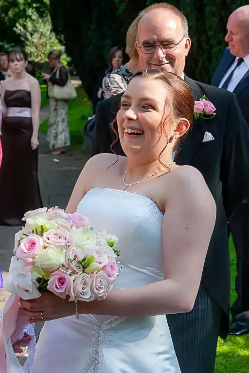 Wedding photography at Towcester Racecourse