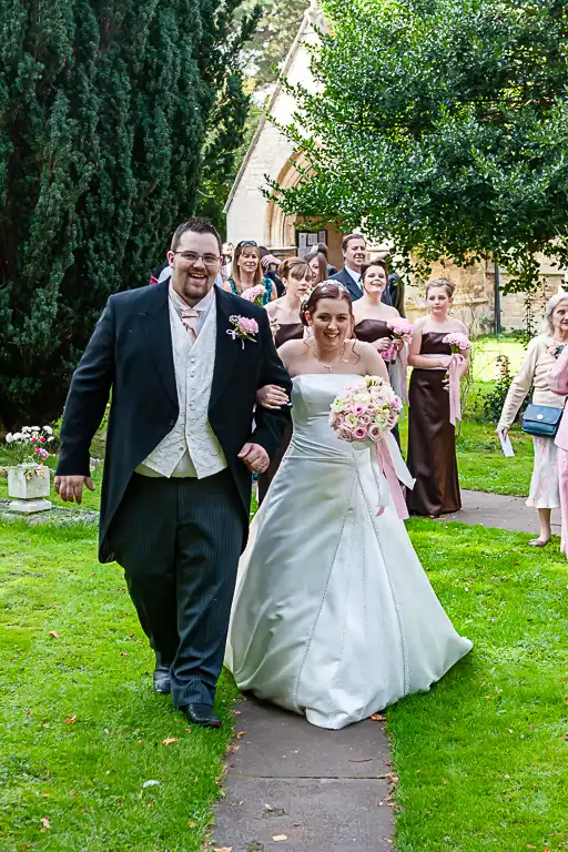 Wedding photography at Towcester Racecourse