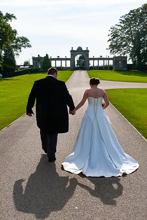Wedding photography at Towcester Racecourse